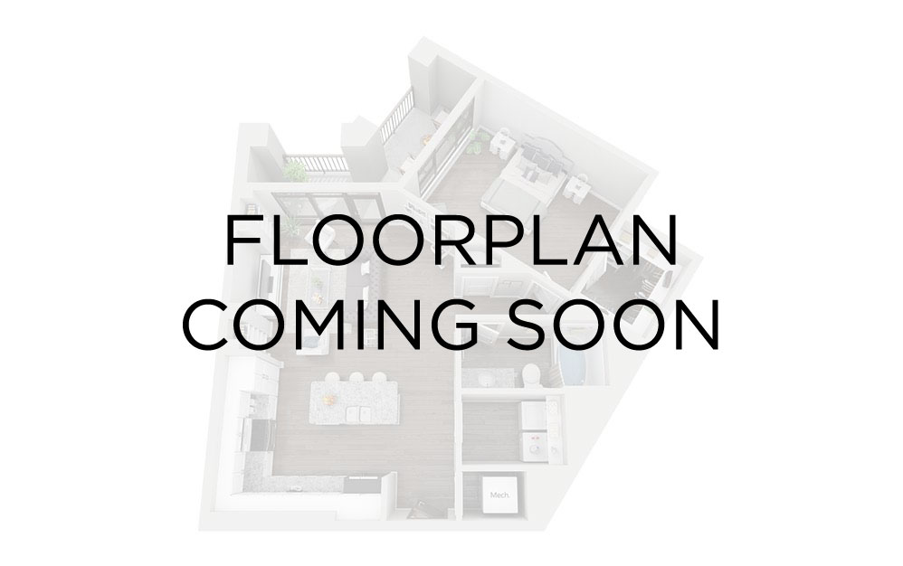 C2 - 3 bedroom floorplan layout with 2 bathrooms and 1380 square feet